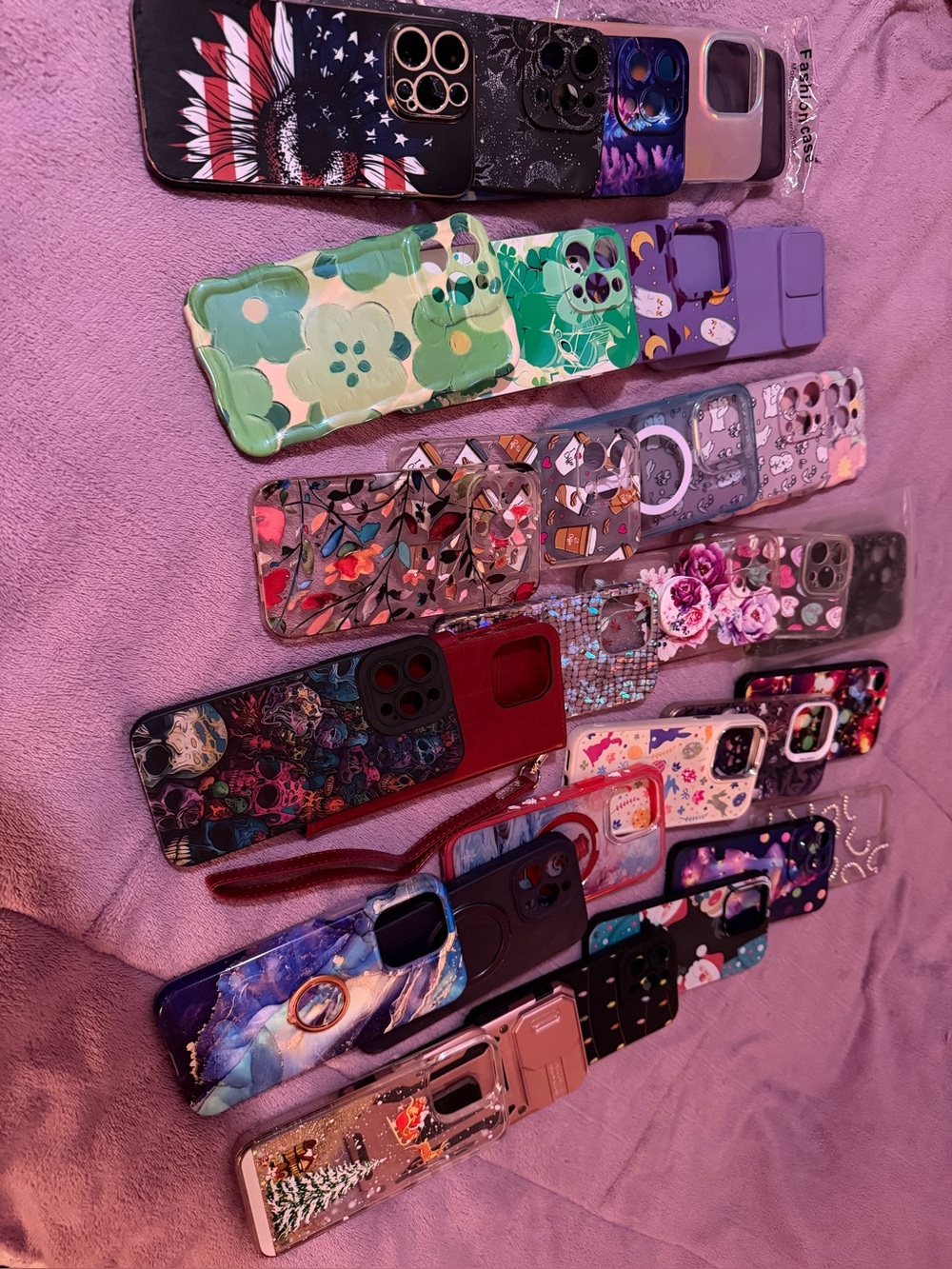 Iphone 14 pro max mixed Floral & holiday patterned Phone Case Collection